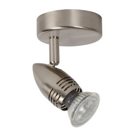 Lucide Caro 1 - Aufbaustrahler - 9 x 13 x 9 cm - 5W LED inkl. - Chrom satiniert