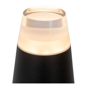 Lucide Opus - Gartenleuchte - Ø 14,5 x 28 cm - 9W LED inkl. - IP54 - schwarz