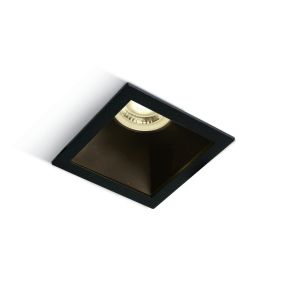 ONE Light Chill Out - Einbaustrahler - 84 x 84 mm, 76 x 76 mm Einbaumaß - schwarz
