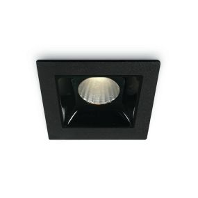 ONE Light Shop Square Boxes - Einbaustrahler - 45 x 45 mm, 36 x 36 mm Einbaumaß - 2W dimmbare LED inkl. - schwarz