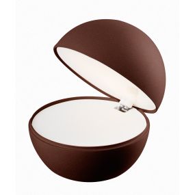 VK lighting Poke - Tischleuchte - Ø 12 x 10,8 cm - 2,2W led inkl - rostbraun