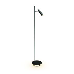 ONE Light - Stehleuchte - 140 cm - 3W + 8W LED inkl. - schwarz