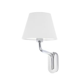 Faro Eterna - Wandleuchte - 21,5 x 20 x 16 cm - weiß und chrom