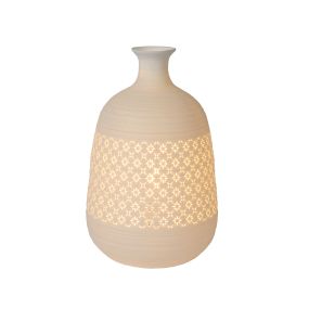 Lucide Tiesse - Tischleuchte - Ø 18,6 x 29,8 cm - weiß