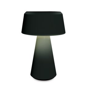 ONE Light Portable Trendy Light - wiederaufladbare Tischleuchte - Ø 15 x 22 cm - 3W dimmbare LED inkl - IP65 - schwarz
