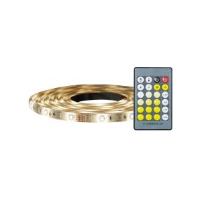 Nordlux LED Streifen - 0,8 cm breit, 300 cm lang - 12Vdc - dimmbar mit Fernbedienung - 4W LED pro Meter - IP44