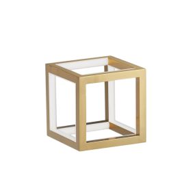 Nova Luce Gabbia - Tischleuchte - 16 x 16 x 16 cm - 20 dimmbare LED inkl - gold