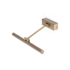 Faro Magritte - Wandleuchte - 30 x 22 x 4 cm - 6W LED inkl. - satiniert gold