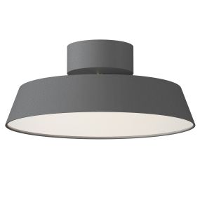 Design for the People Kaito 2 Dim - Deckenleuchte - Ø 30 x 12,8 cm - 10,5W dimmbar LED inkl. - grau
