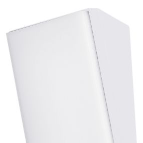 Nova Luce Keen - Außenwandleuchte - 9 x 7 x 18 cm - 12W LED inkl. - IP65 - weiß