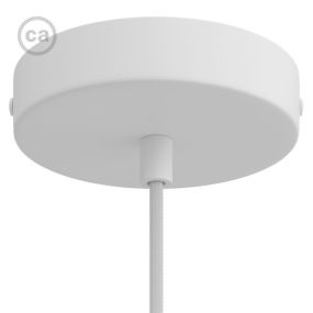 Creative Cables - Deckenrosette - Ø 12 x 2,5 cm - weiß