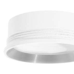 Nova Luce - silberner und weißer Ring