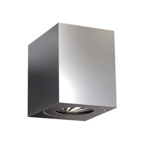 Nordlux Canto Kubi 2 - Außenwandleuchte - 8,7 x 10,4 x 10 cm - 2 x 6W LED inkl. - IP44 - Edelstahl