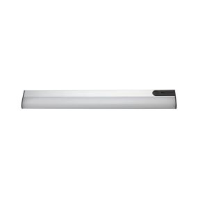 Integral LED Schrankleuchte mit Sensor - 1,4 x 4,5 x 35 cm - 1,7 W dimmbare LED inkl. - Wellen-Dimmfunktion - wiederaufladbare Batterie 5 V - Aluminium