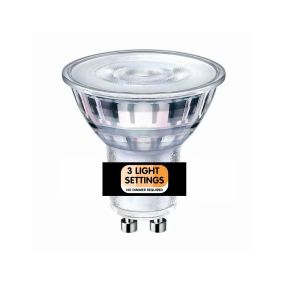 ETH LED Sceneswitch + Memory - GU10 - 5W - 3-stufig dimmbar - 2700K/2500K/2200K - transparent