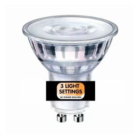 ETH LED Sceneswitch - 3-stufig dimmbar - GU10 - 5W - 2700K/2500K/2200K - transparent