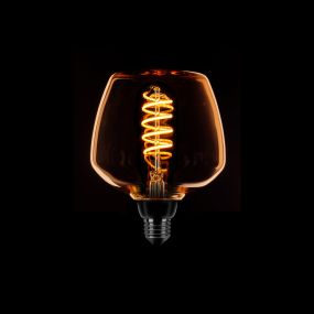 ETH LED Spirale Deco - E27 - dimtone - 8W - 2700K bis 2200K - gold