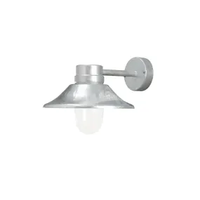 Konstsmide Vega - Wandleuchte außen - 29 x 36 x 26,5 cm - IP54 - silber