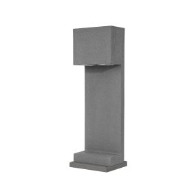 Nova Luce Grante - Gartenleuchte - 20 x 12 x 60 cm - IP65 - grau