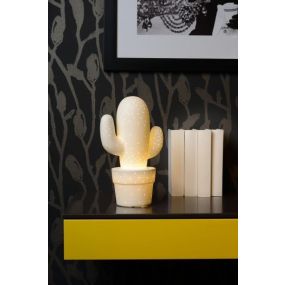 Lucide Cactus - Tischleuchte - Ø 19 x 29,5 cm - weiß