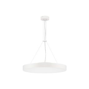 Nova Luce Perfect Profile - Hängeleuchte mit Fernbedienung - Ø 60 x 120 cm - 40W dimmbare LED inkl. - 2700K-6000K - weiß