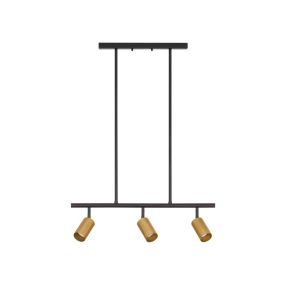 Nova Luce Pogno - pendelleuchte - 72 x 87,5 cm - schwarz und gold