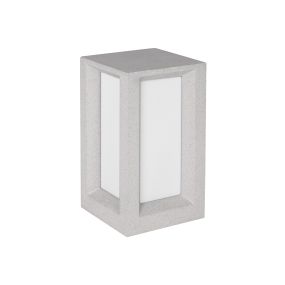 Nova Luce Castro - Gartenleuchte - 20 x 20 x 35 cm - IP65 - weiß