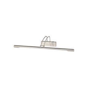 Searchlight LED Picture Lights - Wandleuchte mit Schalter - 68 x 11,5 cm - 13W LED inkl. - satiniert silber