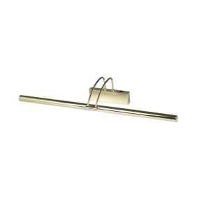 Searchlight LED Picture Lights - Wandleuchte mit Schalter - 68 x 11,5 cm - 13W LED inkl. - Messing poliert