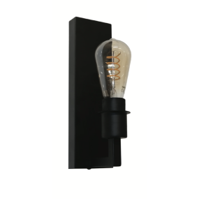 Artdelight Movano - Wandleuchte - 13 x 8,7 x 17,8 cm - schwarz