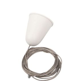 Maxlight - Aufhängeseil für 3F-Schienen - 500 cm - weiß