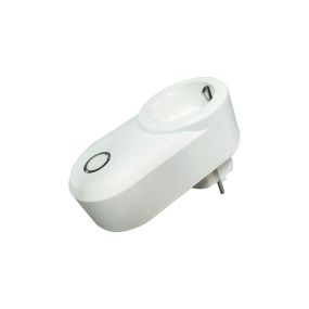 Nordlux Smart Plug - intelligente Beleuchtung - 10 x 5,2 x 7,2 cm - weiß - 2 seitliche Steckdosen (niederländische Version)