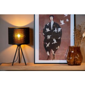 Lucide Tagalog - Tischleuchte - Ø 26 x 42 cm - schwarz