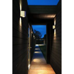 Nordlux Canto 2 - Außenwandleuchte - 8,7 x 10,4 cm - 2 x 6W LED inkl. - IP44 - Messing