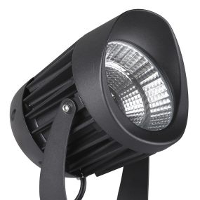Nova Luce North - Bodenstrahler - Ø 15 x 20,5 cm - 30W LED inkl. - IP65 - schwarz