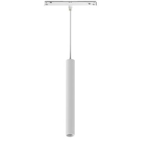 VK Lighting Eiva - Magnetisches Schienen-System - Hängeleuchte - Ø 3,6 x 130 cm - inklusive 7W LED - DALI dimmbar - weiß