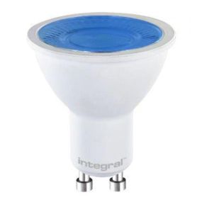 Integral LED Strahler - Ø 5 x 5,6 cm - GU10 - 5W nicht dimmbar - blau