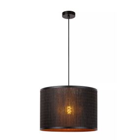 Lucide Tagalog - Hängeleuchte - Ø 40 x 160 cm - schwarz