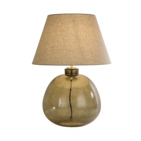 Searchlight Zenith - Tischleuchte - Ø 40 x 54 cm - grün und beige