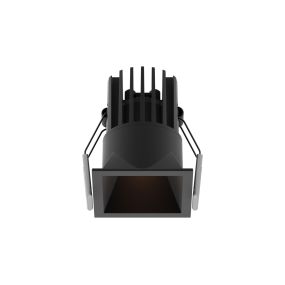 Nova Luce Bree - Einbaustrahler - 56 x 56 mm, 50 x 50 mm Einbaumaß - 7W LED inkl. - IP32 - schwarz