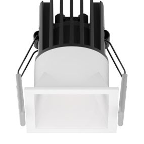 Nova Luce Bree - Einbaustrahler - 56 x 56 mm, 50 x 50 mm Einbaumaß - 7W LED inkl. - IP32 - weiß