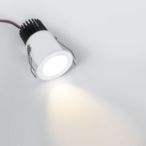 Nova Luce Bree - Einbaustrahler - Ø 56 mm, Ø 50 mm Einbaumaß - 7W LED inkl. - IP32 - weiß
