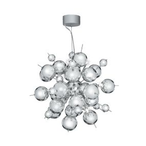 Searchlight Molecule - Pendelleuchte - Ø 53 x 130 cm - Chrom