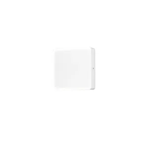 Konstsmide Cesena - außenwandleuchte mit sensor - 17,5 x 4,5 x 17,5 cm - 10W LED inkl. - IP54 - weiß