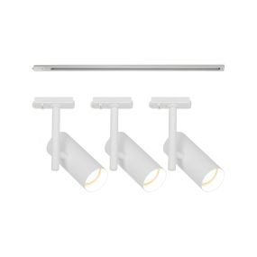Nordlux Jerome Link 3-Kit + 1M Rail - Schienenstrahler GU10 - Ø16 x 18 cm - weiß