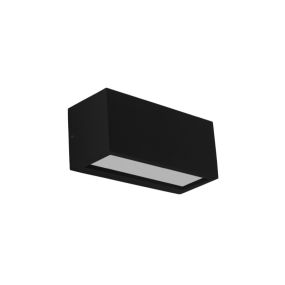 Century Italia Reverso - Außenwandleuchte - 10 x 11 x 25 cm - IP65 - schwarz