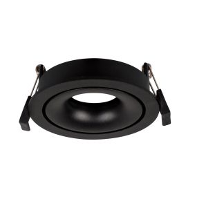 Nova Luce Enzo - Einbaustrahler - Ø 110 mm, Ø 105 mm Einbaumaß - schwarz