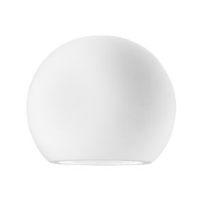 Nova Luce Sandro - Wandleuchte - 15 x 13 x 13 cm - weißer Gips