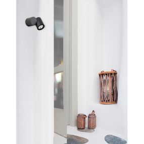 Nova Luce Focus - Aufbaustrahler - 6 x 11,5 x 9,5 cm - IP54 - schwarz