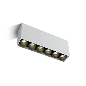 ONE Light Dark Light Ceiling Tubes - Deckenleuchte - 18,5 x 3,5 x 8,4 cm - 15W LED inkl. - weiß